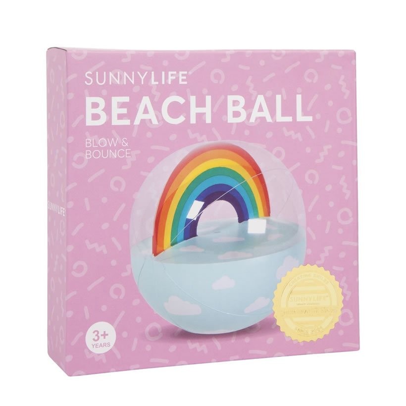 SUNNY LIFE サニーライフ ビーチボール 35cm Inflatable Beach Ball Rainbow