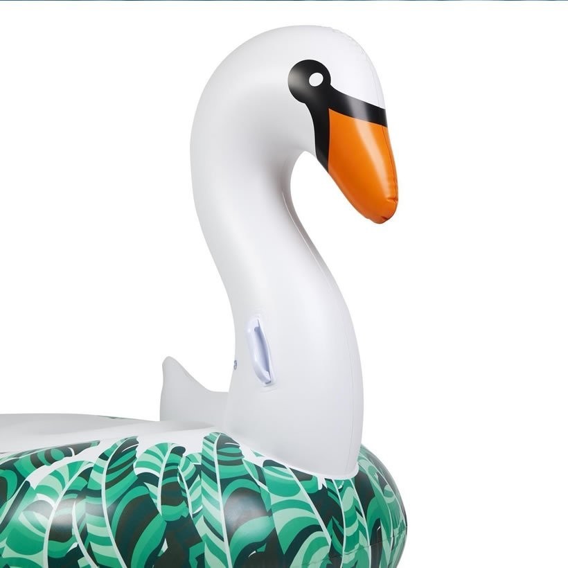 SUNNY LIFE サニーライフ 浮き輪 スワン型 Luxe Ride-On Float Swan Banana Palm