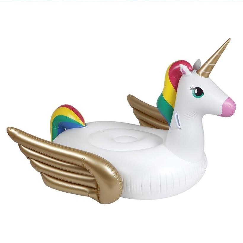 SUNNY LIFE サニーライフ 浮き輪 ユニコーン型 Luxe Ride-On Float Unicorn