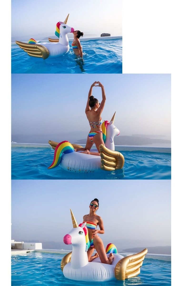 SUNNY LIFE サニーライフ 浮き輪 ユニコーン型 Luxe Ride-On Float Unicorn