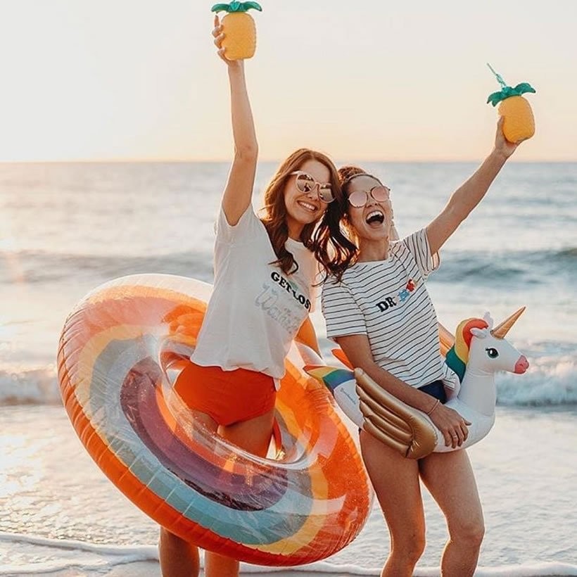 SUNNY LIFE サニーライフ 浮き輪 ドーナツ型 Pool Ring Rainbow