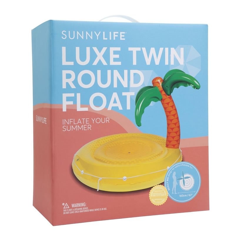 SUNNY LIFE サニーライフ 浮き輪 アイランド型 島 Luxe Twin Round Float Tropical Island