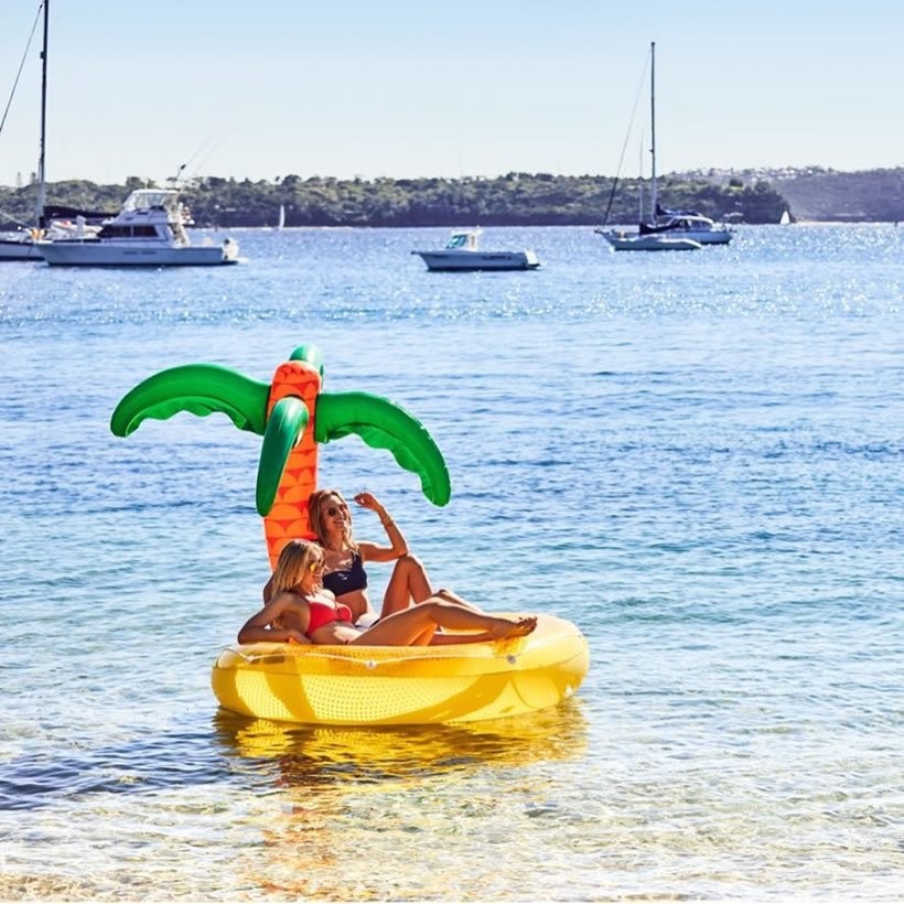 SUNNY LIFE サニーライフ 浮き輪 アイランド型 島 Luxe Twin Round Float Tropical Island