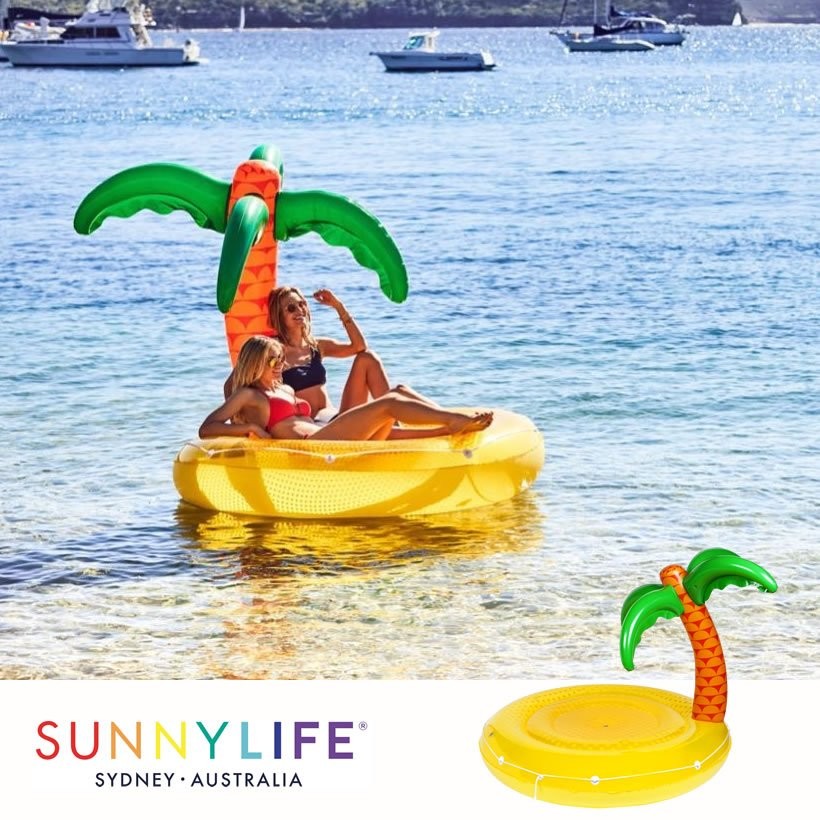 SUNNY LIFE サニーライフ 浮き輪 アイランド型 島 Luxe Twin Round Float Tropical Island