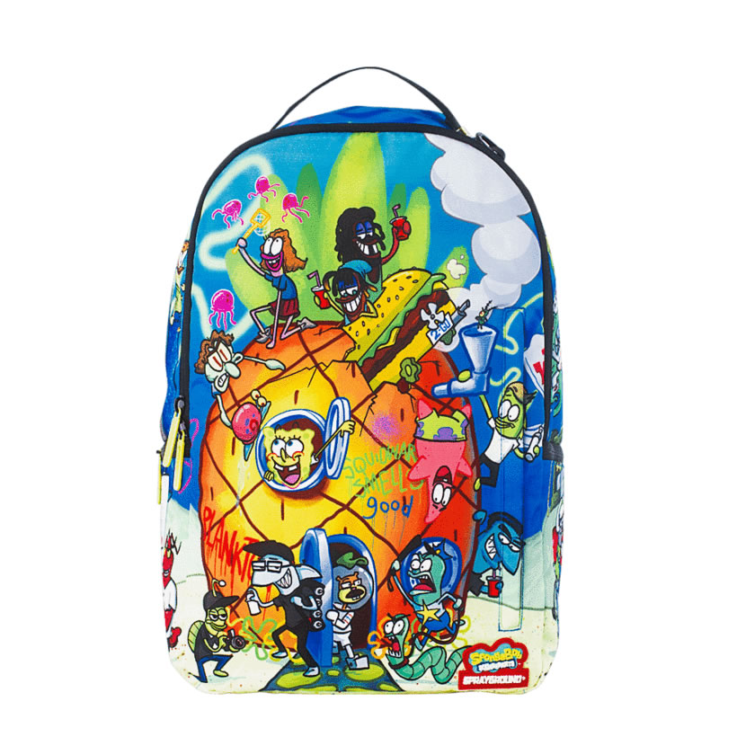 スプレーグラウンド SPRAYGROUND バックパック リュックサック 鞄 SPONGEBOB PINEAPPLE PARTY