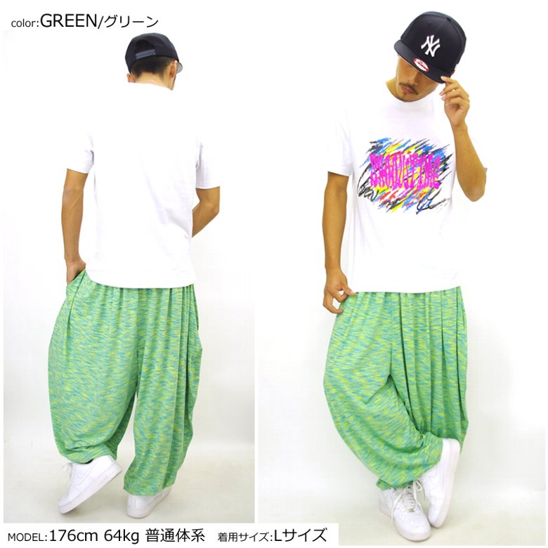 SHOOWTIME ダンスパンツ ヒップホップ ダンス 衣装 サルエル アラジンパンツ ダンスウェア