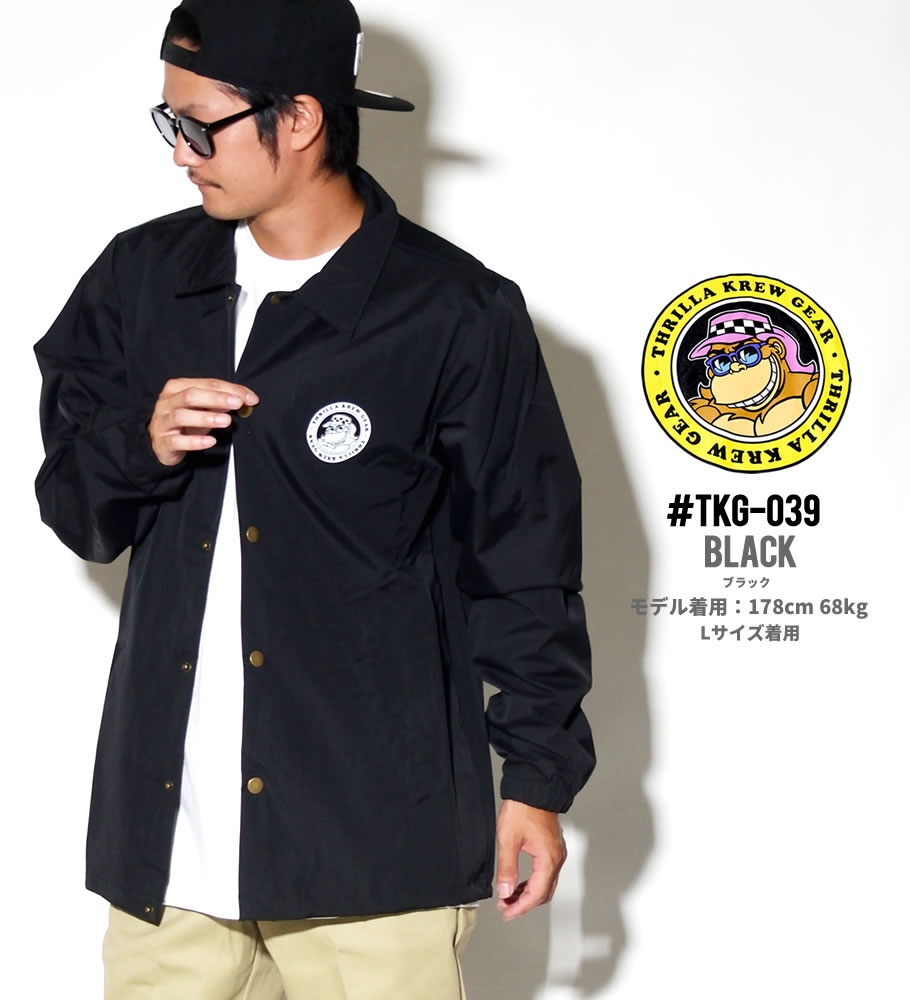 Thrillakrew スリラークルー コーチジャケット メンズ スケーター ストリート系 ファッション 服 通販 Tkj 039 Tkjt001 Thrillakrew スリラークルー コーチジャケット メンズ スケーター ストリート系 ファッション 服 通販 Tkj 039 Tkjt001