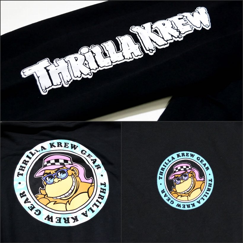 THRILLA KREW パーカー メンズ ブランド プルオーバー スウェット Floral Dot Logo Hoodie
