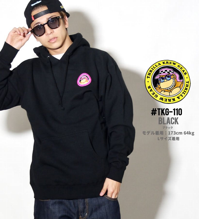 THRILLA KREW パーカー メンズ ブランド プルオーバー スウェット Standing Thrilla