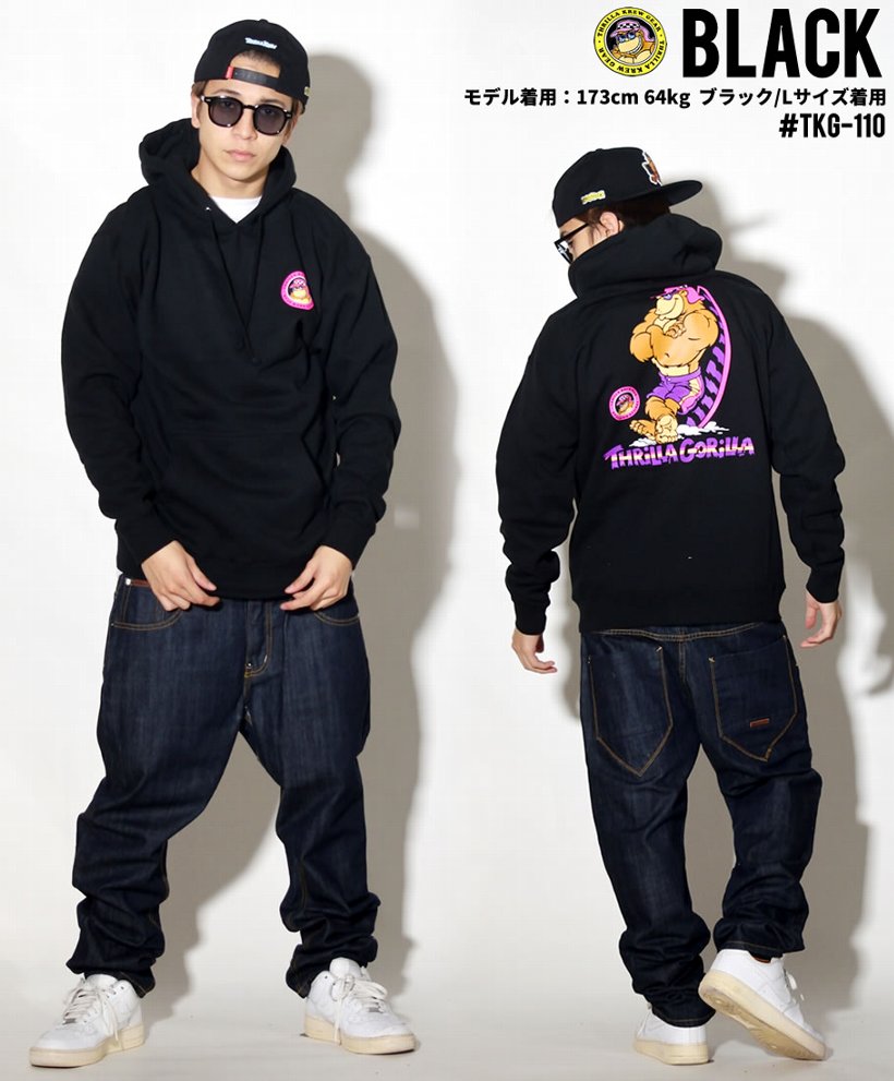 THRILLA KREW パーカー メンズ ブランド プルオーバー スウェット Standing Thrilla