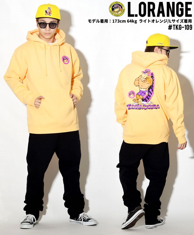 THRILLA KREW パーカー メンズ ブランド プルオーバー スウェット Standing Thrilla