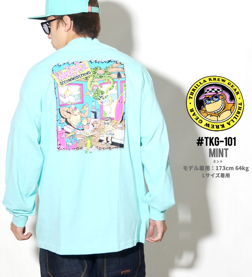THRILLA KREW Tシャツ メンズ 半袖 TKG-101 Hardcore Detective Stories