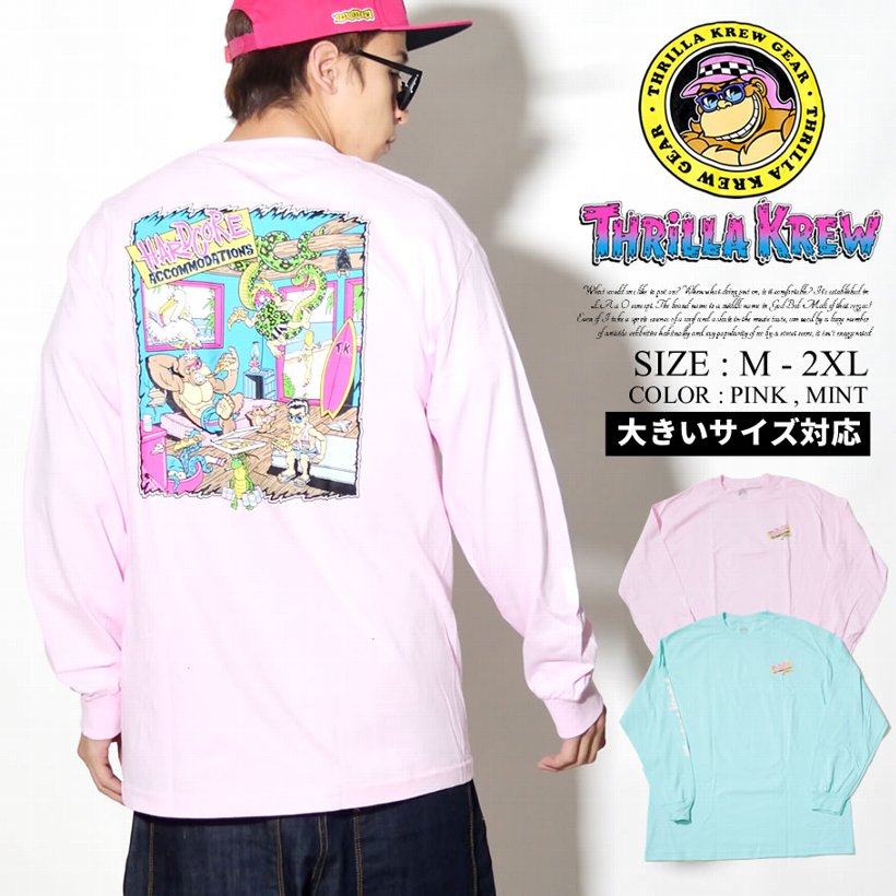 THRILLA KREW Tシャツ メンズ 半袖 TKG-101 Hardcore Detective Stories