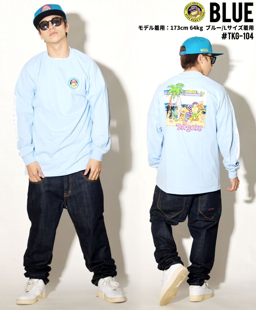 THRILLA KREW Tシャツ メンズ 長袖 ロンT Da'Boys Classic 80s