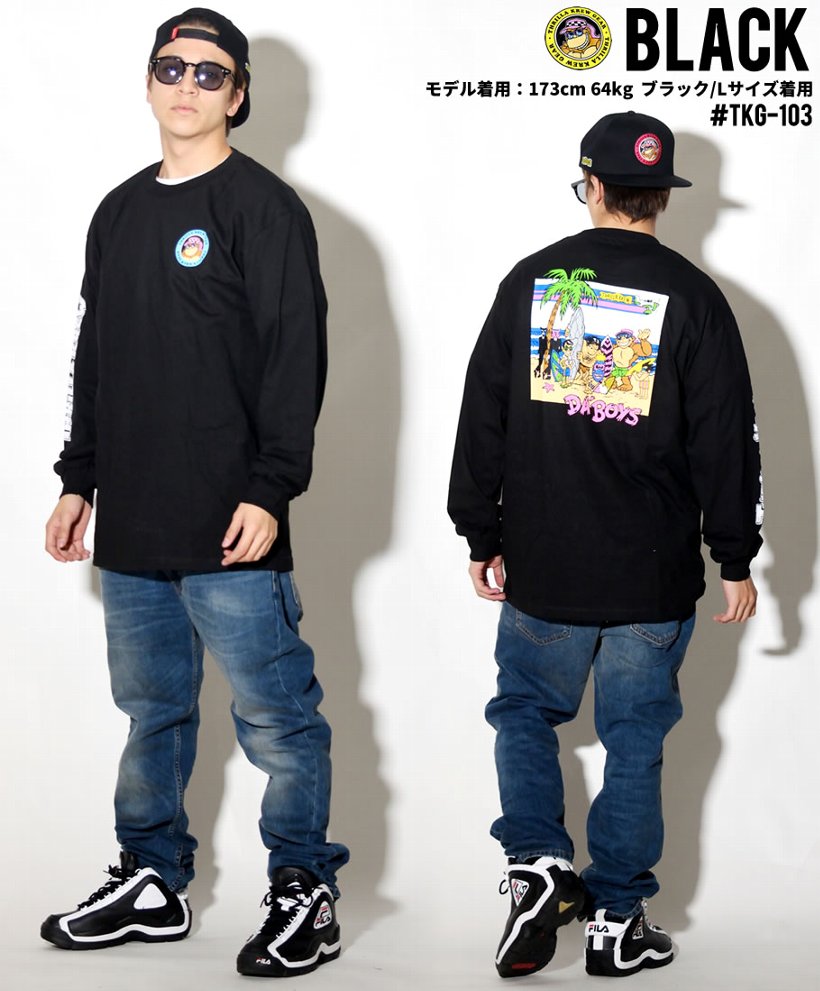 THRILLA KREW Tシャツ メンズ 長袖 ロンT Da'Boys Classic 80s