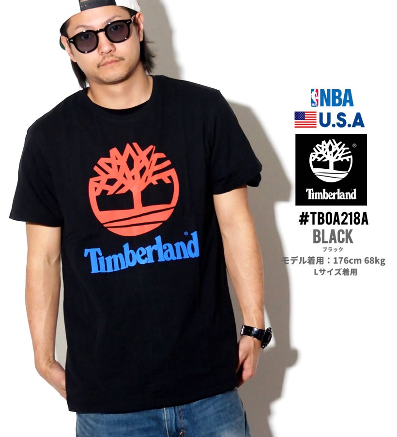 Timberland ティンバーランド Tシャツ メンズ 半袖 ロゴ TB0A218A 日本未発売モデル