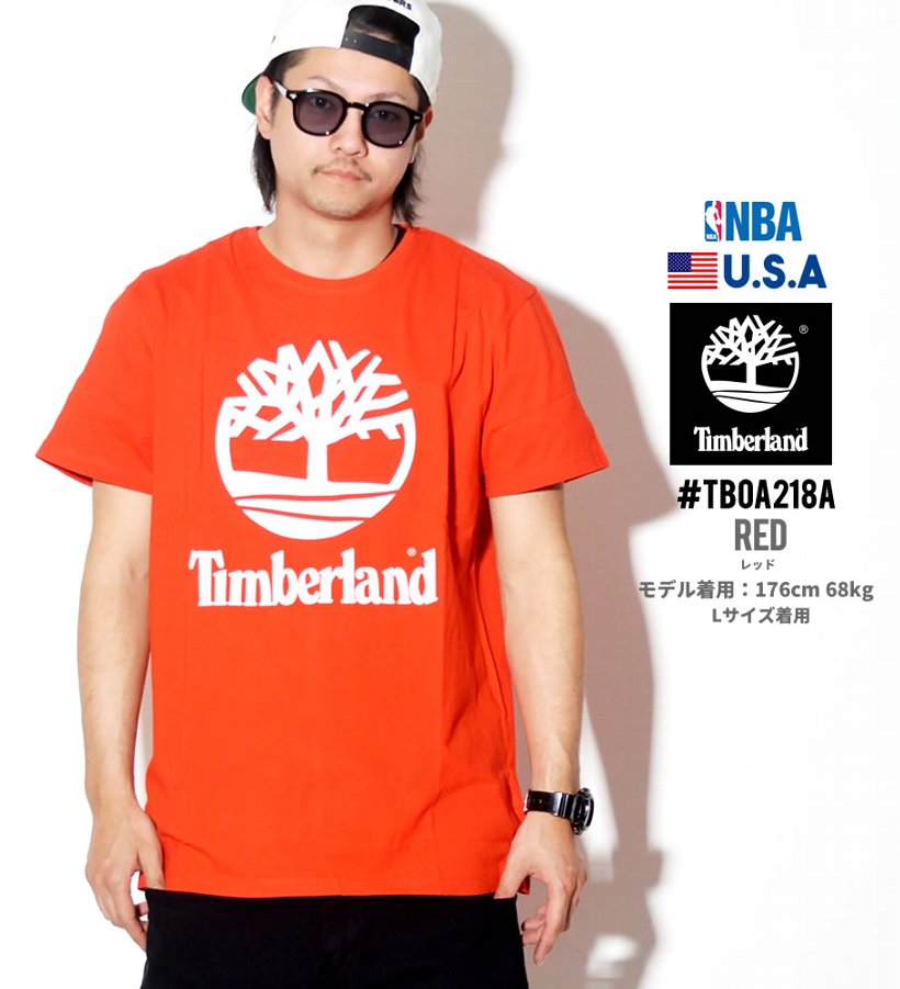 Timberland ティンバーランド Tシャツ メンズ 半袖 ロゴ TB0A218A 日本未発売モデル