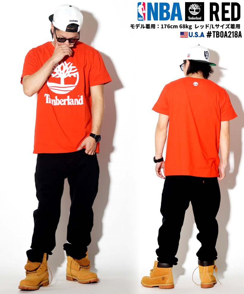 Timberland ティンバーランド Tシャツ メンズ 半袖 ロゴ TB0A218A 日本未発売モデル