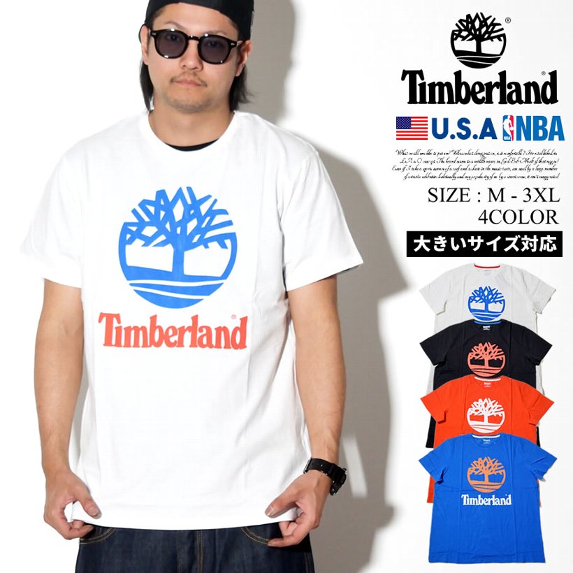 Timberland ティンバーランド 半袖 Tシャツ メンズ 大きいサイズ ロゴ NBA Tee ストリート系 カジュアル ファッション  TB0A218A 服 通販