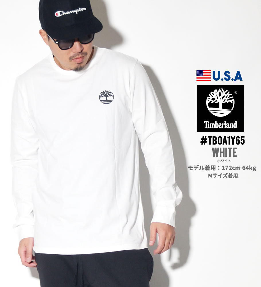 ティンバーランド Tシャツ メンズ 長袖 ブランド ロンt おしゃれ ツリーロゴ 冬 コーデ TB0A1Y65