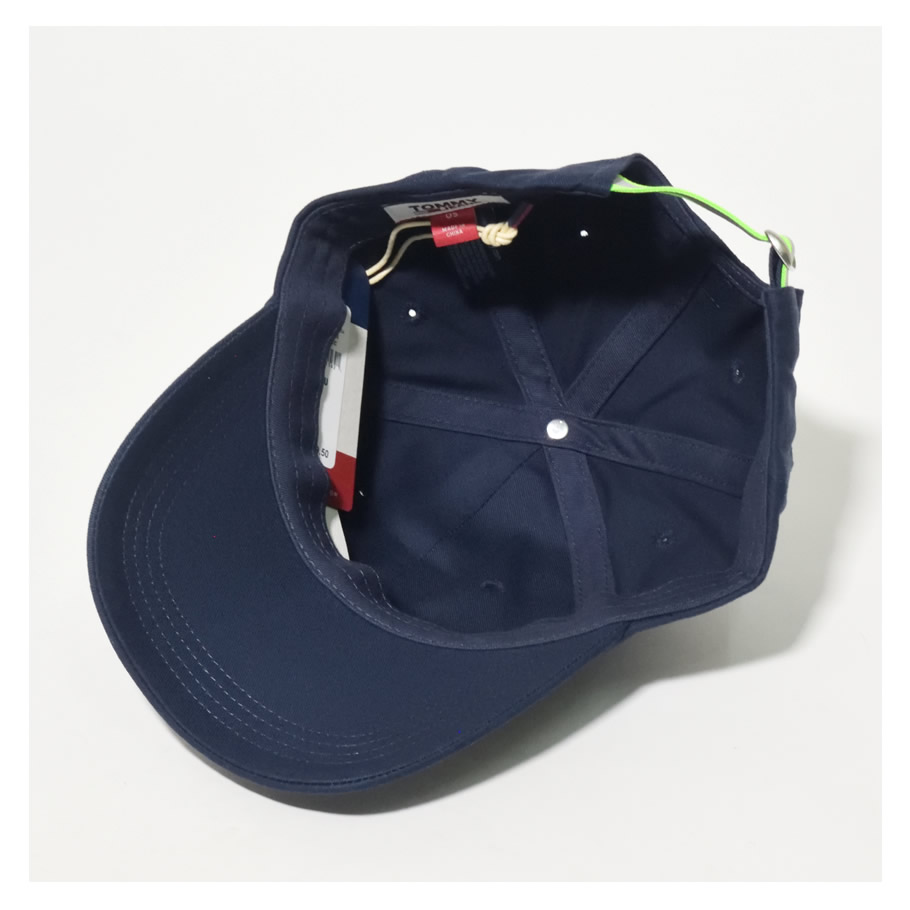トミーヒルフィガー キャップ メンズ レディース 帽子 サイズ調節可能 AM05836 紺 新品 海外モデル