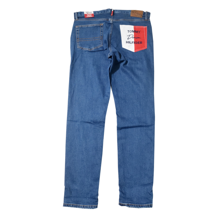 トミーヒルフィガー スリムテーパードジーンズ メンズ デニムパンツ 78E5396 新品 36 38 海外モデル