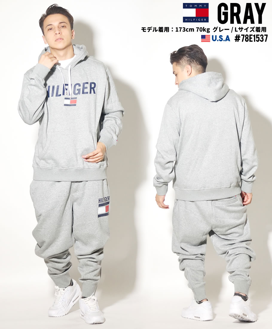 トミーヒルフィガー スウェットパンツ メンズ ジョガー 78E1537 PROPEL JOGGER 黒 灰 紺 新品 M L XL 2XL 海外モデル