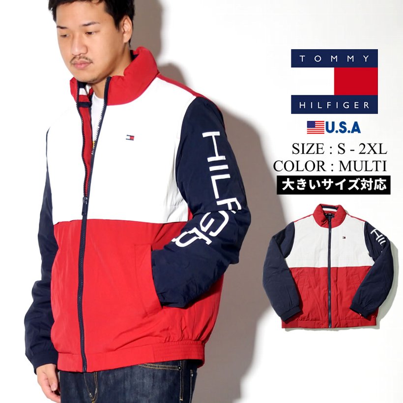 Tommy Hilfiger トミーヒルフィガー ジャケット メンズ 大きいサイズ アウター ロゴ 159an960 カジュアル ストリート系 ファッション 服 通販