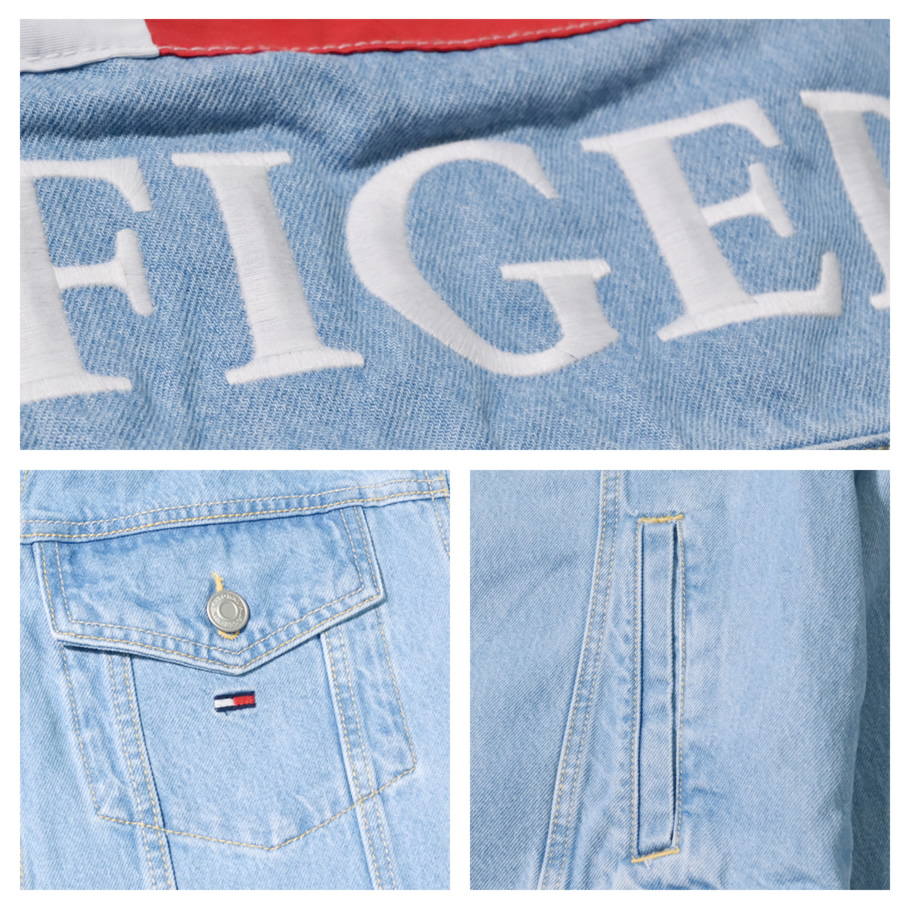 トミーヒルフィガー デニムジャケット メンズ Gジャン トラッカー 78E2267 ARCHIVE FLAG TRUCKER 新品 S M L XL 2XL 海外モデル