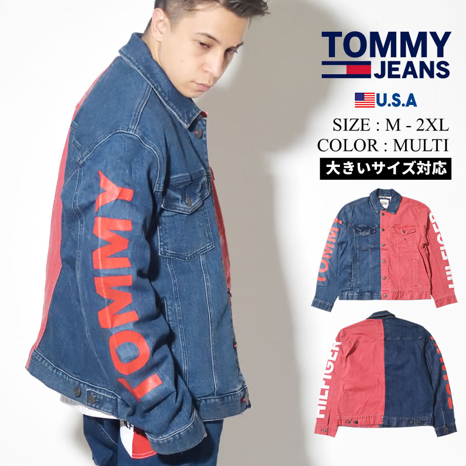 トミーヒルフィガー デニムジャケット メンズ Gジャン トラッカー 78E7033 TRUCKER ICON 新品 M L XL 2XL 海外モデル
