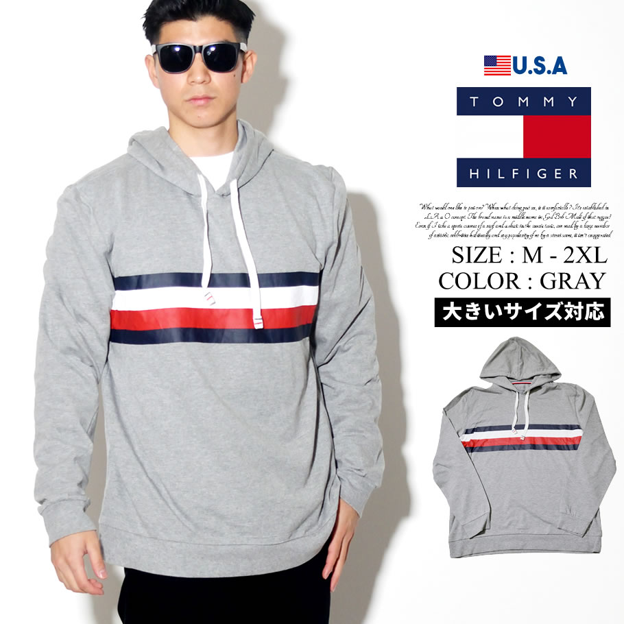 TOMMY HILFIGER トミーヒルフィガー プルオーバーパーカー メンズ スウェット 09T3293 USモデル 2019春 新作