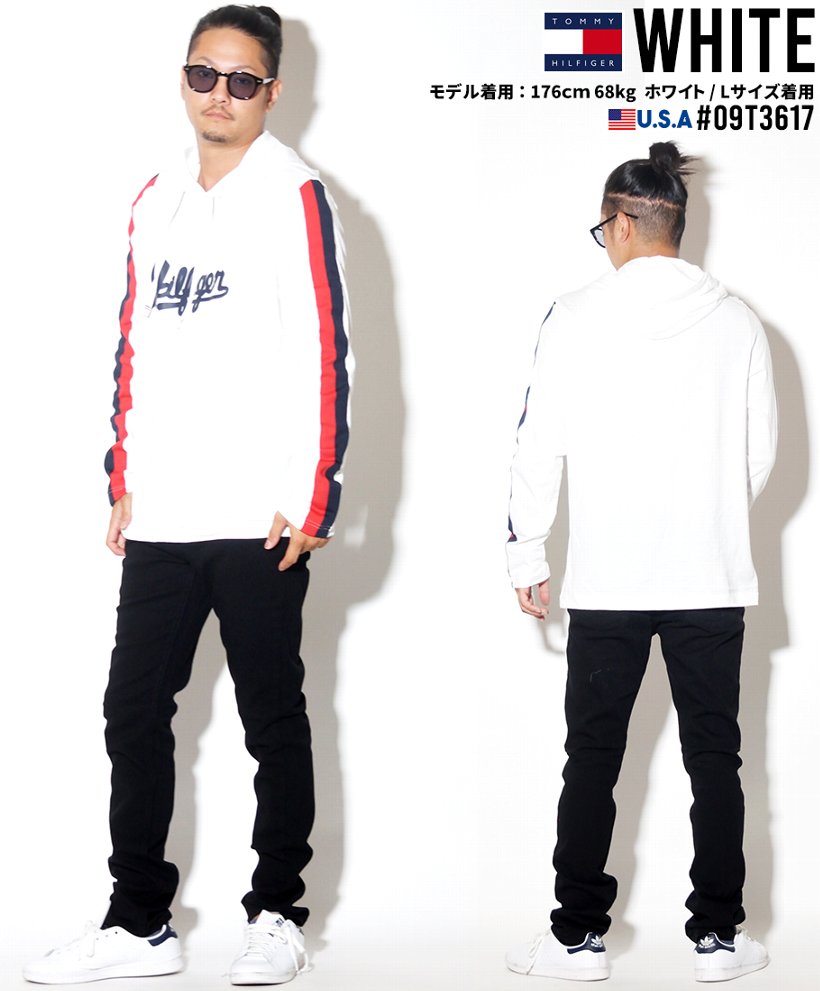 TOMMY HILFIGER トミーヒルフィガー プルオーバーパーカー メンズ スウェット 09T3617
