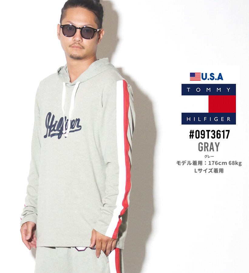 TOMMY HILFIGER トミーヒルフィガー プルオーバーパーカー メンズ スウェット 09T3617