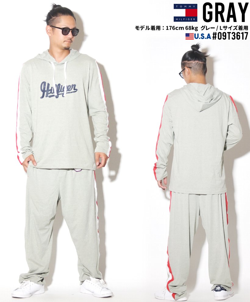 TOMMY HILFIGER トミーヒルフィガー プルオーバーパーカー メンズ スウェット 09T3617
