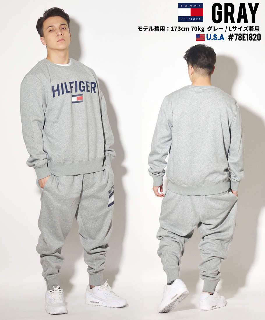 TOMMY HILFIGER トミーヒルフィガー トレーナー メンズ 大きいサイズ ロゴ 78E1820 TOMMY HILFIGER トミーヒルフィガー トレーナー メンズ 大きいサイズ ロゴ 78E1820