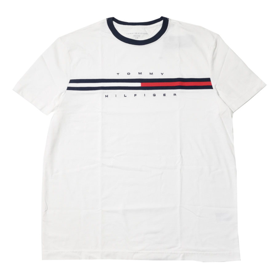 トミーヒルフィガー Tシャツ メンズ レディース 半袖 ロゴT 7849807 コットン100% 新品 白 紺 赤 M L XL 2XL 海外モデル