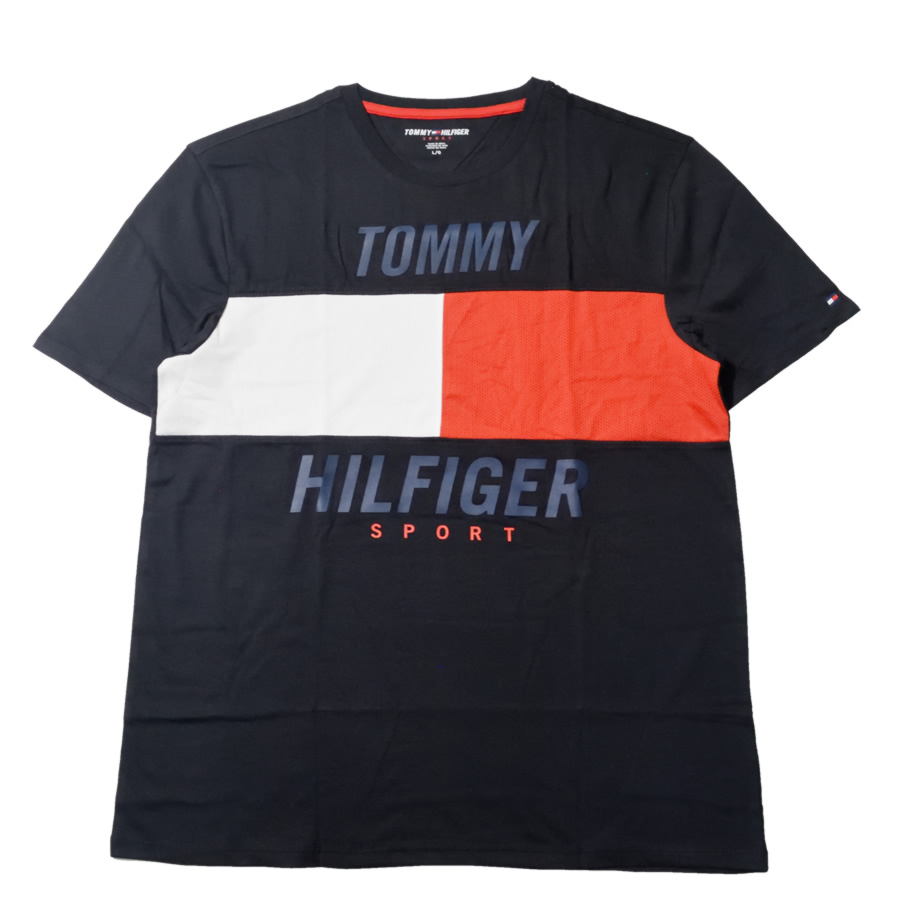 TOMMY HILFIGER トミーヒルフィガー Tシャツ 半袖 ロゴ 大きいサイズ 78E1557