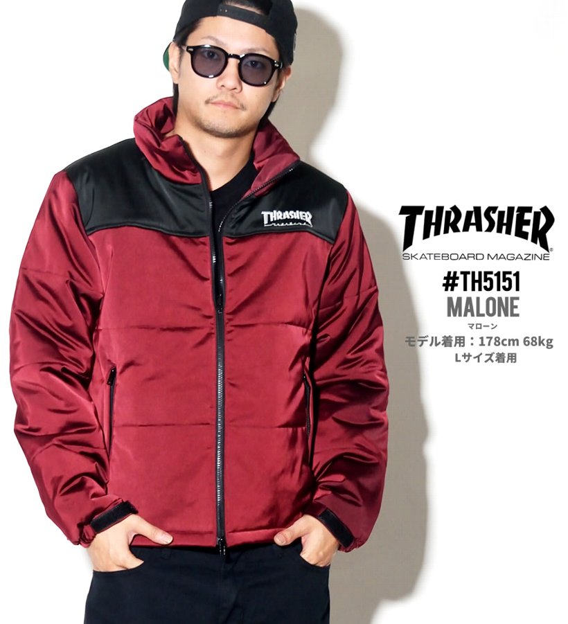 スラッシャー 中綿ジャケット メンズ TH5151 THRASHER 大きいサイズ