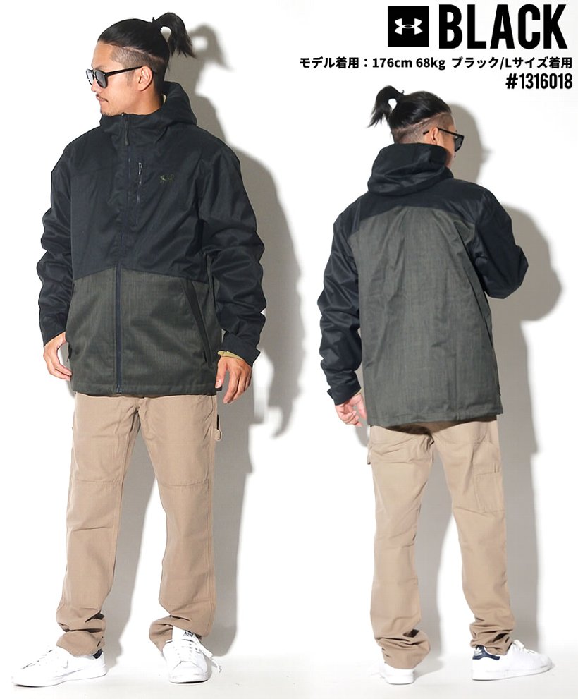 アンダーアーマー ウインドブレーカー メンズ 1316018-002 ジム トレーニングウェア 練習着 コーディネート 服 通販 2019秋 新作