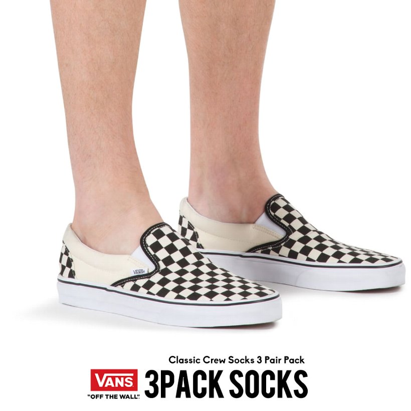 VANS バンズ ソックス3足セット メンズ 靴下 ショートソックス USモデル 日本未発売