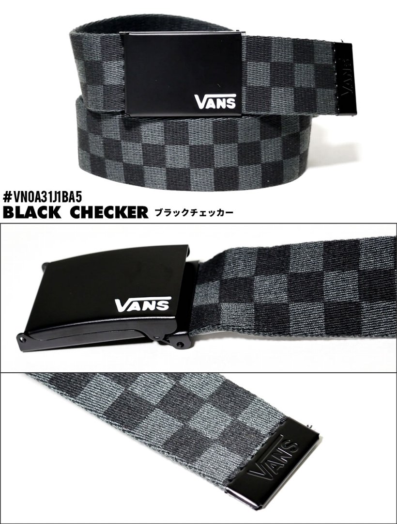 VANS バンズ ベルト メンズ ガチャベルト VN0A31J
