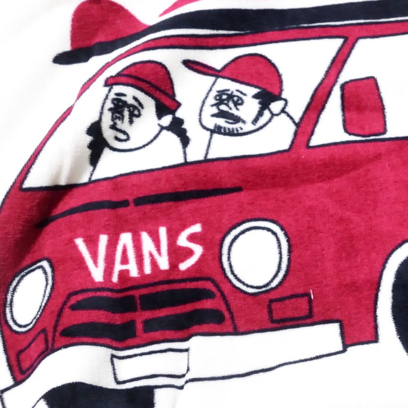 花井祐介 ビーチタオル VANS バンズ VN0A3I11WHT