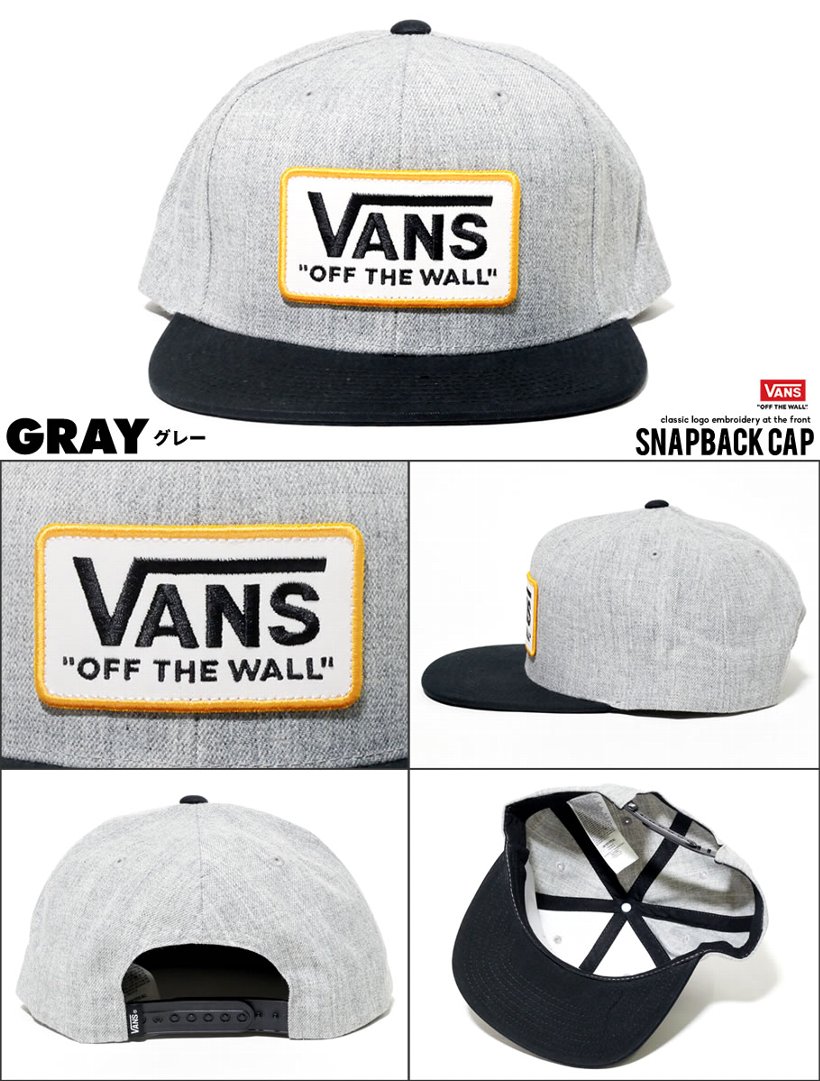 VANS バンズ スナップバックキャップ メンズ 帽子 VN0A3I1E USモデル 2019春夏 新作