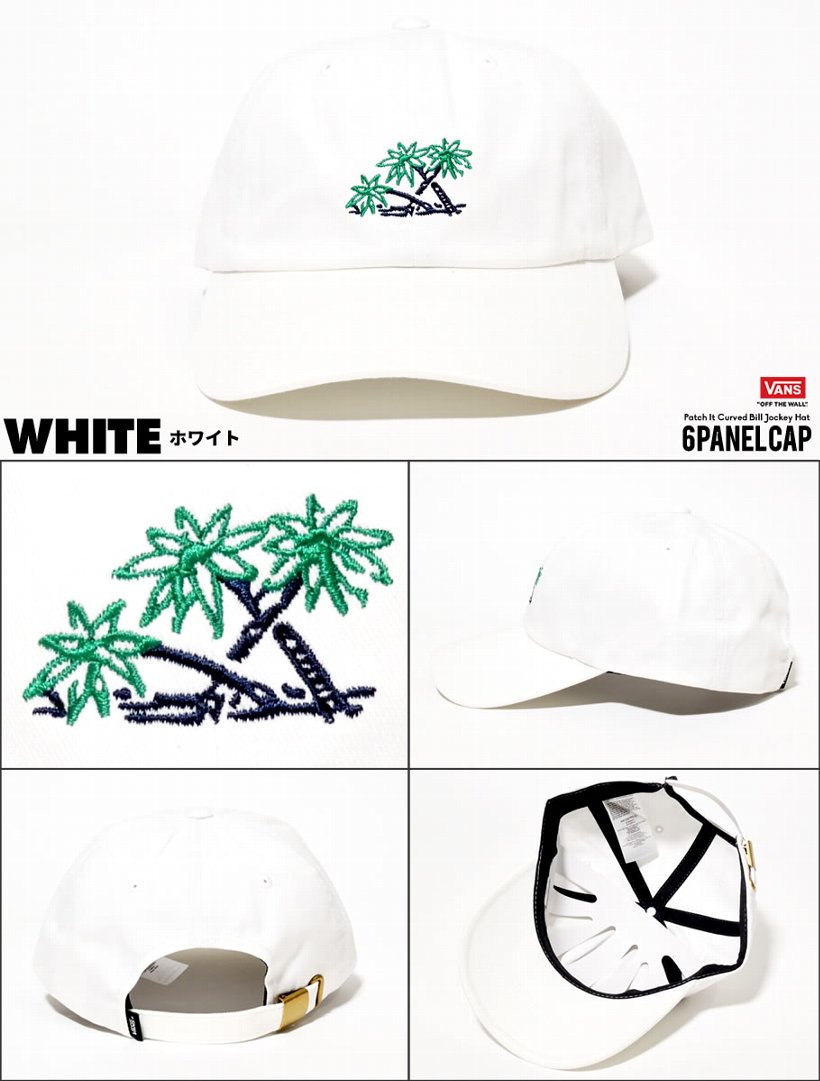 VANS バンズ ストラップバックキャップ メンズ 帽子 VN0A3I37WHT USモデル 2019春夏 新作