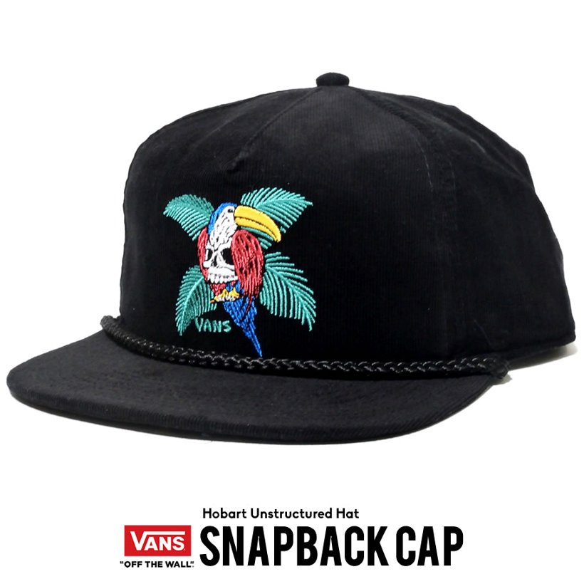 VANS バンズ スナップバックキャップ メンズ 帽子 VN0A3I1GBLK USモデル 2019春夏 新作