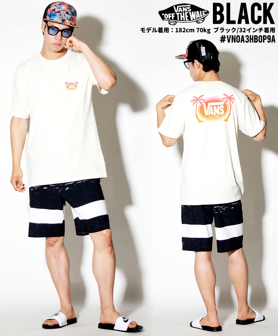 VANS バンズ 水着 海パン ボードショーツ スイムパンツ メンズ 大きいサイズ 波柄 スケーター サーフ系 ファッション
