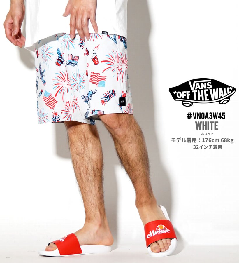 VANS バンズ 水着 メンズ サーフパンツ VN0A3W45V66 大きいサイズ USモデル 日本未発売