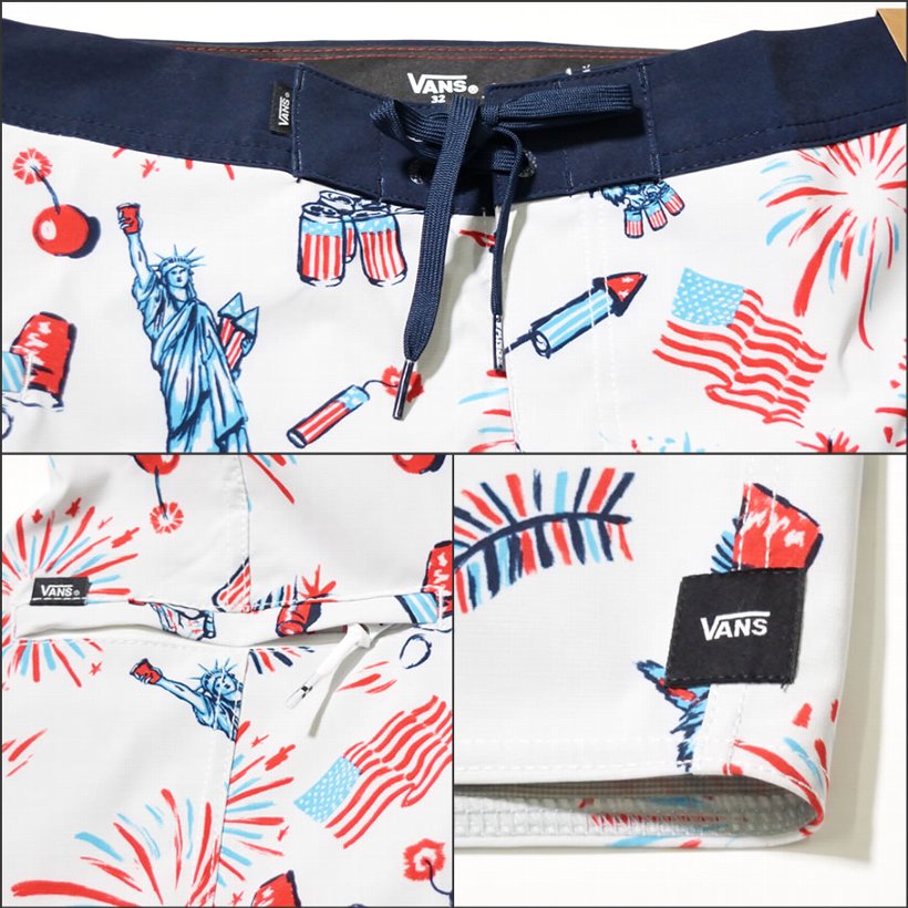 VANS バンズ 水着 メンズ サーフパンツ VN0A3W45V66 大きいサイズ USモデル 日本未発売