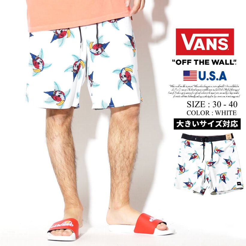 VANS バンズ 水着 メンズ サーフパンツ VN0A3W45TJP 大きいサイズ USモデル 日本未発売