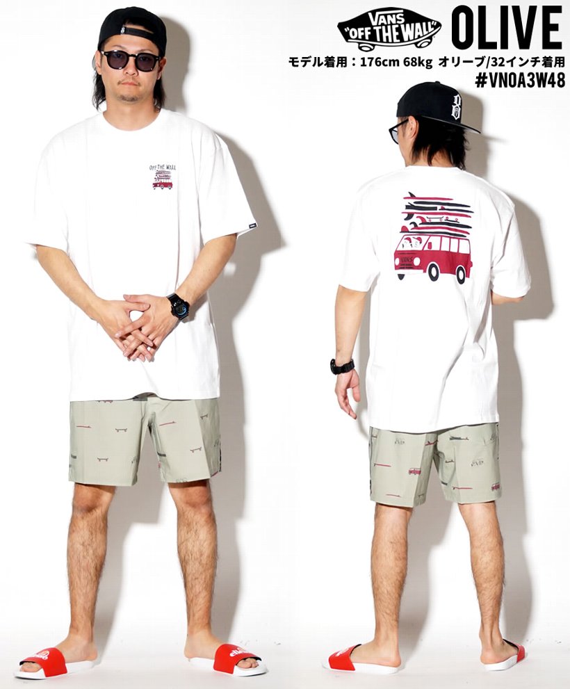 花井祐介 ボードショーツ VANS バンズ 水着 メンズ VN0A3W48TD8 大きいサイズ